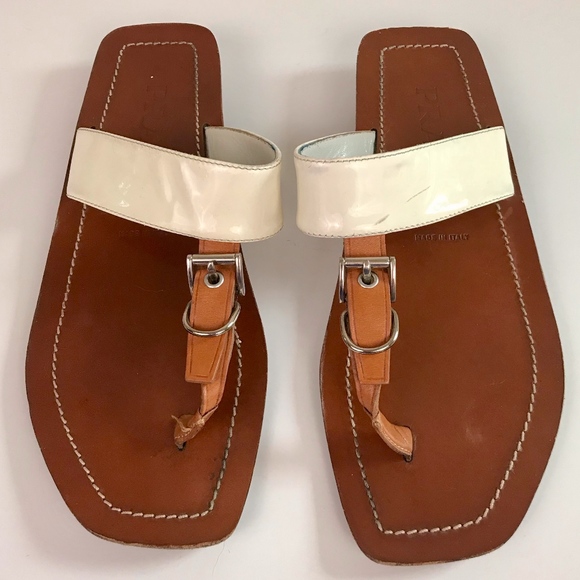 Prada Shoes - Prada | Buckle Slide Sandals